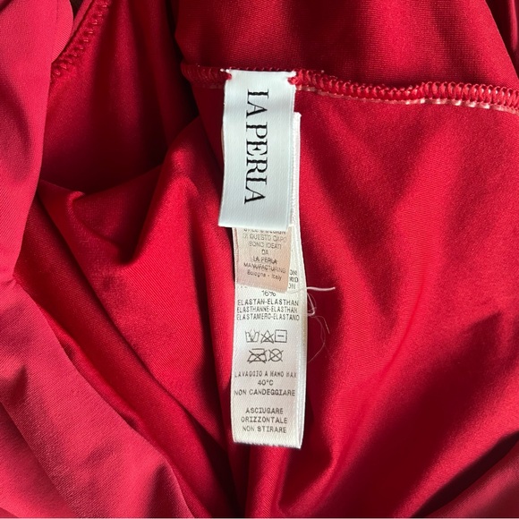 La Perla Iconic Non Wired Red One Piece Swimsuit Bikini - Picture 6 of 14